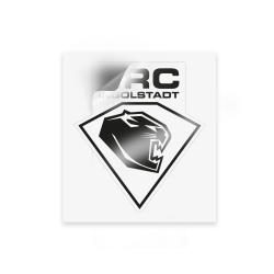 ERC Ingolstadt - Aufkleber Logo - 7cm - schwarz kontur