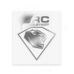 ERC Ingolstadt - Aufkleber Logo - 7cm - grau kontur