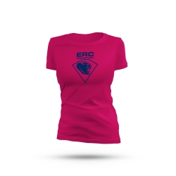 ERC Ingolstadt - Frauen Logo T-Shirt - magenta - Gr: S